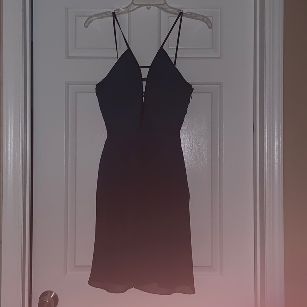 Blue-Black Ombré Dress